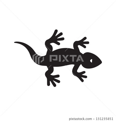 Geometric gecko home logo perfect for eco-friendly housing and interior branding 131235851