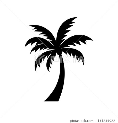 Retro palm emblem perfect for surf shops, beach cafes and classic tourism brands Retro palm emblem perfect for surf shops, beach cafes and classic tourism brands 131235922