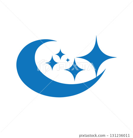 Modern abstract vacuum hose cleaning logo representing spotless hygiene services 131236011