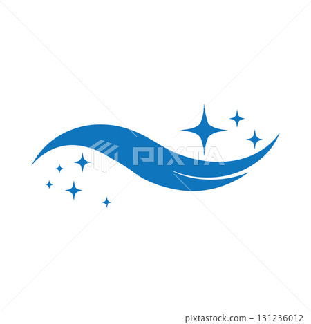Elegant minimal mist logo symbolizing spotless cleaning and professional sanitation Elegant minimal mist logo symbolizing spotless cleaning and professional sanitation 131236012