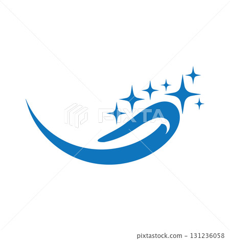 Elegant cleaning company logo representing professionalism, sanitation and spotless results Elegant cleaning company logo representing professionalism, sanitation and spotless results 131236058