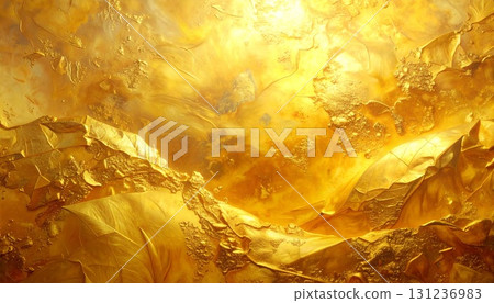 Abstract background with swirling gold texture 131236983