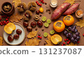 Autumn flavors (pumpkin, chestnut, sweet potato) 5 131237087