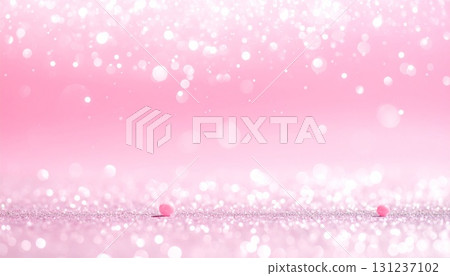 Soft pink gradient silver glitter background 131237102