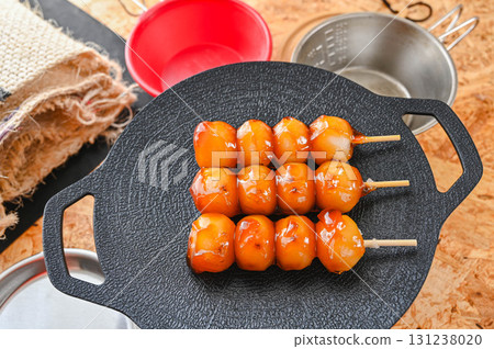 露營甜點:烤禦手洗團子 露營甜點:烤禦手洗團子 131238020