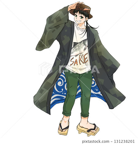 飯糰裡有擬人化的鮭魚 131238201