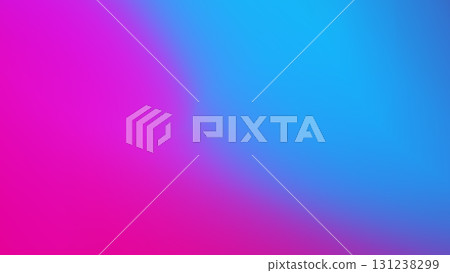 Vivid pink and blue gradient background material 131238299