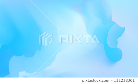Light blue and white abstract marbled background material Light blue and white abstract marbled background material 131238301