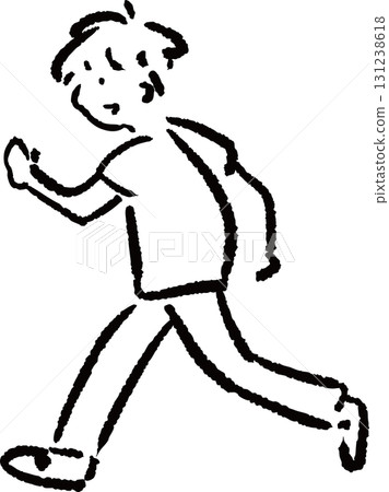 Illustration of a runner Illustration of a runner 131238618