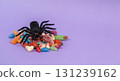 Halloween sweets and spider. Halloween 131239162