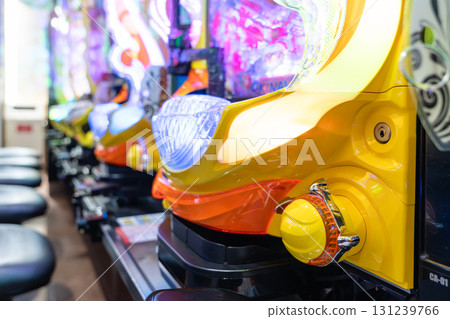 Pachinko slot machines 131239766