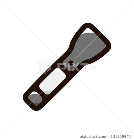 Flashlight, light illustration icon (safety, work, tool material) Flashlight, light illustration icon (safety, work, tool material) 131239845