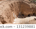 Aerial view of Troglodyte dwelling homes. Matmata, Tunisia 131239881