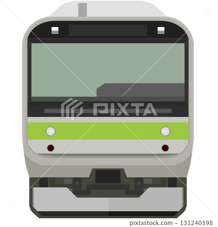 像素風格山手線E235系列車（環線營運100週年：205系列車風格） 131240398