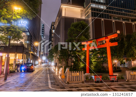 Tokyo: Nihonbashi Muromachi city night view Tokyo: Nihonbashi Muromachi city night view 131241657