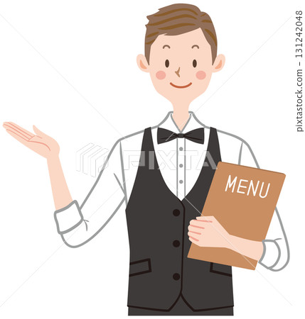 為顧客服務的服務生、餐廳工作人員、調酒師、餐廳 131242048