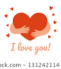 Heart Hug Love 131242114