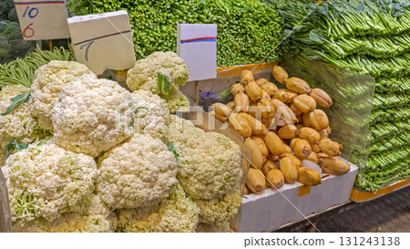 Cauliflower Lotus Root Vegetables 131243138