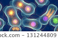 3d illustration of bacteria 131244809