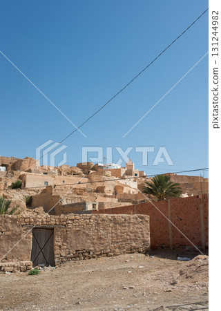 Berber village of Tamazrat or Tamezret, in Tunisia 131244982