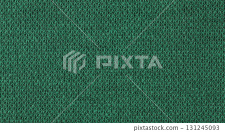 Cozy Green Knit Fabric Texture Background Design 131245093