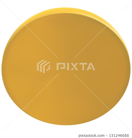 Golden round coin, cash money, flying or falling, empty. 131246088