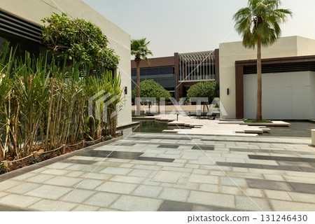 Modern Shopping District in Saudi Arabia 131246430