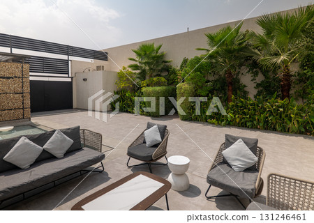 Modern Villa with Pool in Saudi Arabia 131246461