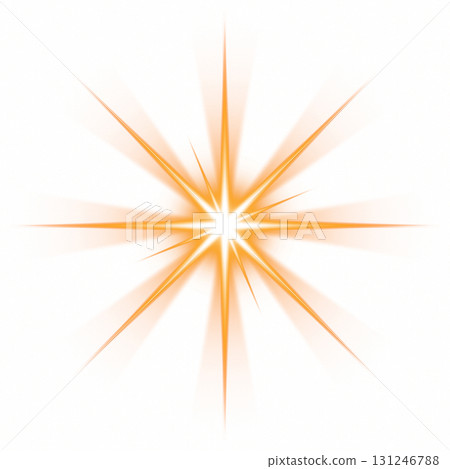 Orange luminous radiation on a transparent background Orange luminous radiation on a transparent background 131246788