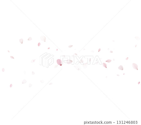 Minimal Pink Petal Vector Background For Cosmetic Packaging And Ads 131246803