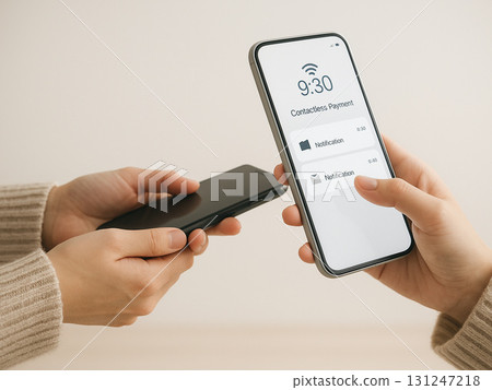 Smartphone payment and notification materials 131247218