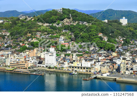 [Hiroshima Prefecture] The streets of Onomichi seen from Mukojima (Senkoji Park) 131247568