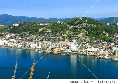 [Hiroshima Prefecture] The streets of Onomichi seen from Mukojima (Senkoji Park) 131247575