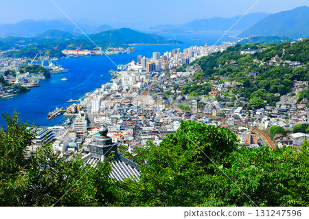 [Hiroshima Prefecture] Townscape of Onomichi under fine weather 131247596