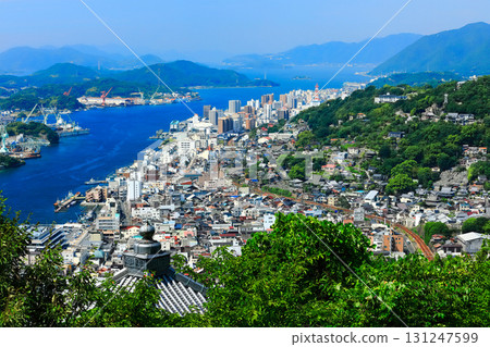 [Hiroshima Prefecture] Townscape of Onomichi under fine weather 131247599