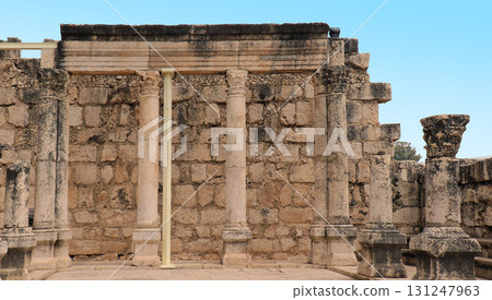 Ancient architecture columns 131247963
