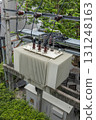 a power tranformer and a power cable 131248163