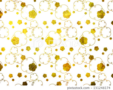 日式梅花背景素材 131248174