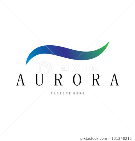 aurora logo design icon illustration vector template aurora logo design icon illustration vector template 131248213