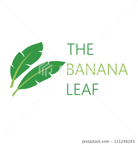 Simple Silhouette Banana Tree Logo. Flat Design vector Simple Silhouette Banana Tree Logo. Flat Design vector 131248283
