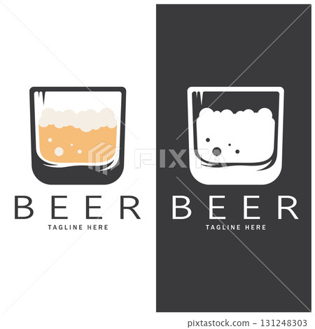 Beer logo template with vintage craft wheat.For badge, emblem,malt,beer company,bar,alcoholic drink Beer logo template with vintage craft wheat.For badge, emblem,malt,beer company,bar,alcoholic drink 131248303