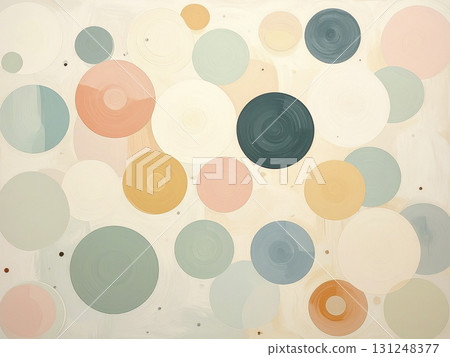 波爾卡圓點背景 AI 產生影像 131248377