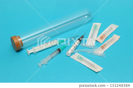 Injection and needles Injection and needles 131248384