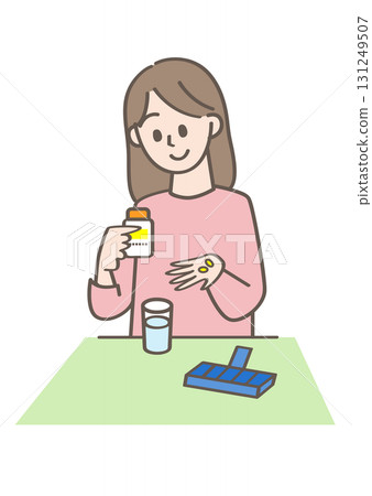 服用補充劑的人 服用補充劑的人 131249507