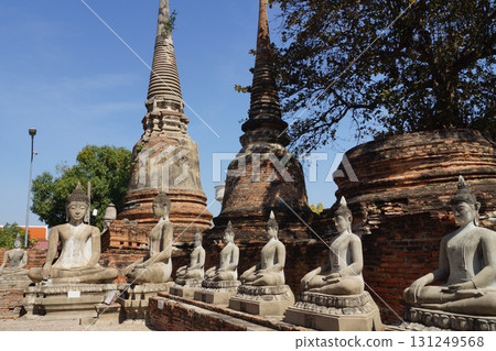 泰國大城府 Yai Chai Mongkhon 寺的塔和佛像 131249568