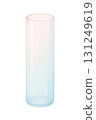 Pale Gradient Glass Vase Watercolor Illustration PNG Transparent Background 131249619
