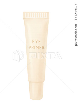 Eye primer tube type watercolor illustration PNG transparent background 131249624