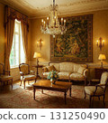 A Western-style room with a luxurious chandelier 131250490