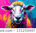 色彩繽紛的羊 131250497