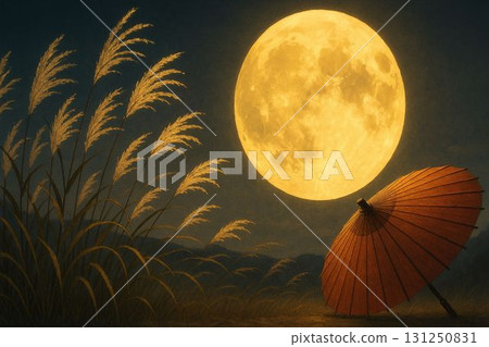 日本傘和紫芒 131250831